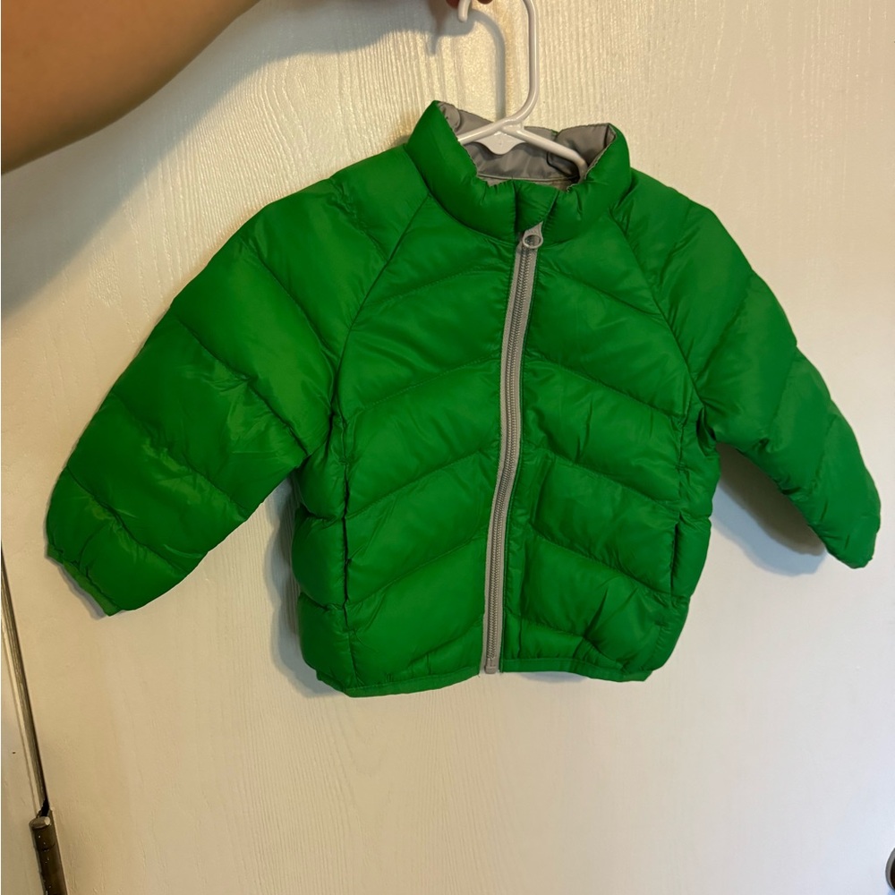 Wonder Nation Green Puffer Jacket for Kids